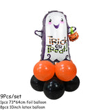 Popxstar Halloween Pumpkin Ghost Balloons Decorations Spider Foil Balloons Inflatable Toys Bat Globos Halloween Party Supplies Kids Toys