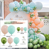 Popxstar Macaron Balloon Air Balls Foil Happy Birthday Party Balloons Wedding Baby Shower Decorations Boy Girl Decor Kids Adult Balloons