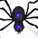 New glowing scary spider tricky simulation Halloween decoration haunted house props indoor and outdoor giant decoration