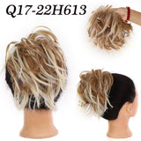 Popxstar  vScrunchies Messy Hair Bun Chignon Hair Band Elastic band bundle Hairpiece Tail For Women Synthetic Wrap Curly Ponytail
