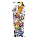 Popxstar New Year's Day Valentine's Day Waterproof Temporary Tattoo Sticker for Men Women Totem Geometric Full Arm Large Size Sleeve Tatoo Fake Tatto Flash Tattoos
