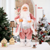 Popxstar Christmas Decorations for Home New Year Kid Gifts Santa Claus Doll Toys 60/45/30cm Mall Desktop Window Ornaments Navidad