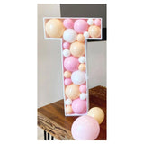 2Popxstar  Letter Heart A-z 40inch Big Balloon Number Mosaic 0-9 Happy Birthday Wedding Party Decoration Baby Shower Large Figure Globo DIY