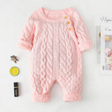 Popxstar Christmas Baby Rompers Infant Clothing Winter Overall Baby Boys Girls Clothes Knit Costumes Hooded Jumpsuit Newborn Clothes