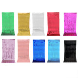 Popxstar Birthday Wedding Party Background Curtain Sequin Backdrop Bridal Shower Decor Baby Shower Sequin Wall Glitter Backdrop Curtain