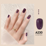 Popxstar Valentine's Day 7.3ml Summer Pudding Gel Nail Polish Transparent Jelly Polish Top Coat Soak Off UV Gel Art Nail Varnish Semi Permanent