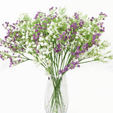 Popxstar 90Heads 52cm Babies Breath Artificial Flowers Plastic Gypsophila DIY Floral Bouquets Arrangement for Wedding Home Decoration