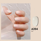 Popxstar Valentine's Day 7.3ml Summer Pudding Gel Nail Polish Transparent Jelly Polish Top Coat Soak Off UV Gel Art Nail Varnish Semi Permanent