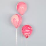 Popxstar New Style 22Inch 4D Agate Color Marble Aluminum Foil Balloons Wedding Birthday Party Decoration Balloon Color Cloud Foil Balloon