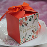 Popxstar Festival Decoration Gift Packing Boxes Brithday Wedding Party Candy Box Beautiful Printing Sugar Box Paper Party Favors Supplies