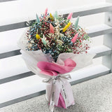 Popxstar 90Heads 52cm Babies Breath Artificial Flowers Plastic Gypsophila DIY Floral Bouquets Arrangement for Wedding Home Decoration