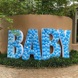 Popxstar   Diy Balloon Box letters Box Custom Name Mosaic Box Mosaic Number Alphabet Frames Balloon Decoration Baby Party Anniversary Decor