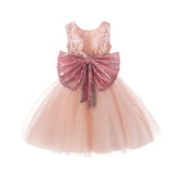 Popxstar Kids Dress for Girls Summer Dresses for Party and Wedding Christmas Clothing Princess Flower Tutu Dress Children Prom Ball Gown