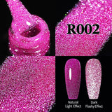 Popxstar 7.5ml Purple Reflective Cat Magnetic Gel Polish Semi Permanent Soak Off UV Led Gel Varnish Spring Nail Art Manicures