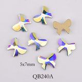Popxstar 20pcs Crystals Nail Diamond Stone Strass AB Glass Rhinestones For 3D Nails Art Decorations Supplies Jewelry QB217-246A