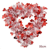Popxstar 4PC Simulation Madder Garland Hanging Decor Mother's Day Valentine's Day Wedding Garland Window Decor Door Wall Hanging Pieces