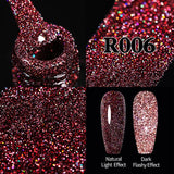 Popxstar 7.5ml Purple Reflective Cat Magnetic Gel Polish Semi Permanent Soak Off UV Led Gel Varnish Spring Nail Art Manicures