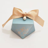 Popxstar Gift Box Diamond Shape Paper Candy Boxes Chocolate Packaging Box Wedding Favors for Guests Baby Shower Birthday Party