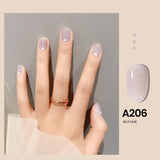 Popxstar Valentine's Day 7.3ml Summer Pudding Gel Nail Polish Transparent Jelly Polish Top Coat Soak Off UV Gel Art Nail Varnish Semi Permanent