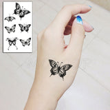 Popxstar Feather Bird 8 Element Pattern Dandelion Temporary Tattoo Sticker Fake Tattoos for Women Men Body Makeup Waterproof Stickers