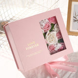 Popxstar Clear Show Window Flower Gift Box Boutique Valentine's Day Flower Case Birthday Gift Package
