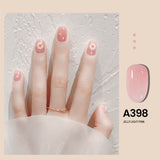 Popxstar Valentine's Day 7.3ml Summer Pudding Gel Nail Polish Transparent Jelly Polish Top Coat Soak Off UV Gel Art Nail Varnish Semi Permanent