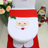 Popxstar 3pcs Christmas Toilet Set New Year Gift Christmas Decorations Ornaments for Home Xmas Noel Natal Navidad Decor Garland