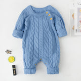 Popxstar Christmas Baby Rompers Infant Clothing Winter Overall Baby Boys Girls Clothes Knit Costumes Hooded Jumpsuit Newborn Clothes