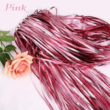 Popxstar New Arrival 2-3M Wedding Party Backdrop Decoration Frosted STAR Curtains Fringe Tinsel Foil Matte Curtain Birthday Party Drapes