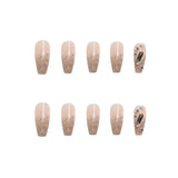 Popxstar Spring Centerpiece Ideas Short Square Acrylic Nails Spring Dip Nails 24pcs Rhinestone Design Fake Nails Shiny Bridal Women Lady Party Nail DIy Decorations Press On Nail Tips False Nail Patch