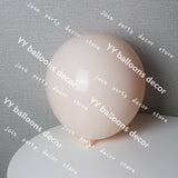 Popxstar DIY Doubled Cream Peach Apricot Balloons Garland Retro Pink Ballon Kit Rose Gold Globos Wedding Birthday Baby Shower Party Decor
