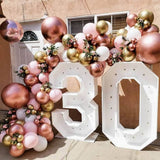 Popxstar Macaron 4D Latex Balloon Arch Garlands  Pink Rustic Wedding Ballons Happy Birthday Decoration Girl Baloon Bride To Be Balon