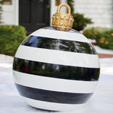 Popxstar  60cm Christmas Balls Christmas Tree Decorations Christmas Gift Xmas Hristmas Decorations for Home Outdoor PVC Inflatable Toys