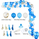 Popxstar A-Z letter Name Transparent Balloon Box BABY ONE Blocks Boy Girl Party Gift Box Wedding Decoration Baby Shower Birthday Party