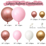 Popxstar Macaron 4D Latex Balloon Arch Garlands  Pink Rustic Wedding Ballons Happy Birthday Decoration Girl Baloon Bride To Be Balon