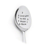 Popxstar Valentines Day Gift Anniversary Gift for Boyfriend Stainless Steel Spoon Good Morning Handsome Present  Wedding Gifts