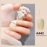 Popxstar Valentine's Day 7.3ml Summer Pudding Gel Nail Polish Transparent Jelly Polish Top Coat Soak Off UV Gel Art Nail Varnish Semi Permanent