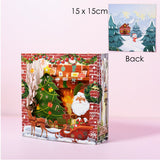 Popxstar 3D Pop UP Santa Cards Marry Christmas Greeting Cards Party Invitations Gifts New Year Greeting Card Anniversary Gifts Postcard