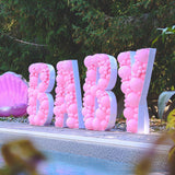 2Popxstar  Letter Heart A-z 40inch Big Balloon Number Mosaic 0-9 Happy Birthday Wedding Party Decoration Baby Shower Large Figure Globo DIY