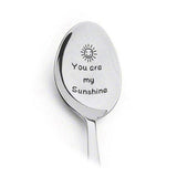 Popxstar Valentines Day Gift Anniversary Gift for Boyfriend Stainless Steel Spoon Good Morning Handsome Present  Wedding Gifts