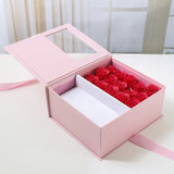 Popxstar Clear Show Window Flower Gift Box Boutique Valentine's Day Flower Case Birthday Gift Package