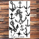 Popxstar Waterproof Black Infinity Tattoo Feather Bird Women Body Hand Art Drawing Temporary Tattoo Stickers Men Finger Tatto Small Paste