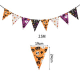 Popxstar Year Happy Halloween Banner Garland for Halloween Home hanging ornament Decorations Kids Child Favors Creative gift