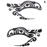 Popxstar 1Pairs Temporary Eye Tattoo Stickers DIY Waterproof Flash Disposable Eyeshadow Eyeliner Face Sticker Halloween Makeup Tool