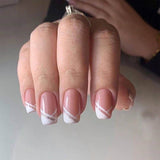 Popxstar spring centerpiece ideas short square acrylic nails spring dip nails 24Pcs Shiny Glitter Detachable False Nails Long Ballerina Pink Wearable Fake Nails Full Cover False Nail Tips with glue design