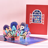 Popxstar 3D Pop UP Santa Cards Marry Christmas Greeting Cards Party Invitations Gifts New Year Greeting Card Anniversary Gifts Postcard