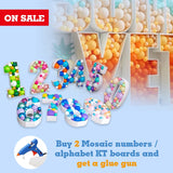 Popxstar   Diy Balloon Box letters Box Custom Name Mosaic Box Mosaic Number Alphabet Frames Balloon Decoration Baby Party Anniversary Decor