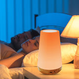 Smart Touching Control Night Light Induction Dimmer Intelligent Bedside Light USB Rechargeable Dimmable Table Night Lamp