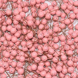 Popxstar Valentine's Day 50pcs 12mm Mini Pearl Plastic Stamen Artificial Flower Cherry Fruit Stamens Wedding Christmas Wreaths DIY Gift Box Decoration
