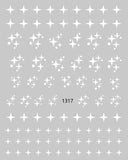 Popxstar Cute Star Stickers Geometric Asterism Nail Art Decorations Designer Meteor Cloud Nail Sliders For Manicure Rainbow Flower Foils